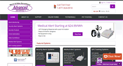Desktop Screenshot of advancedsecurityllc.com